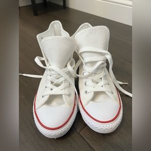 White Converse All Star High Tops